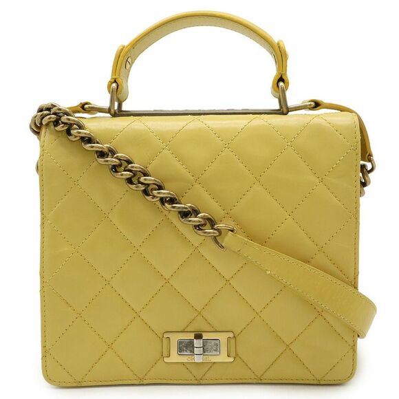 Chanel 2.55 Matelasse Leather 2way Shoulder Bag - Picture 1 of 9
